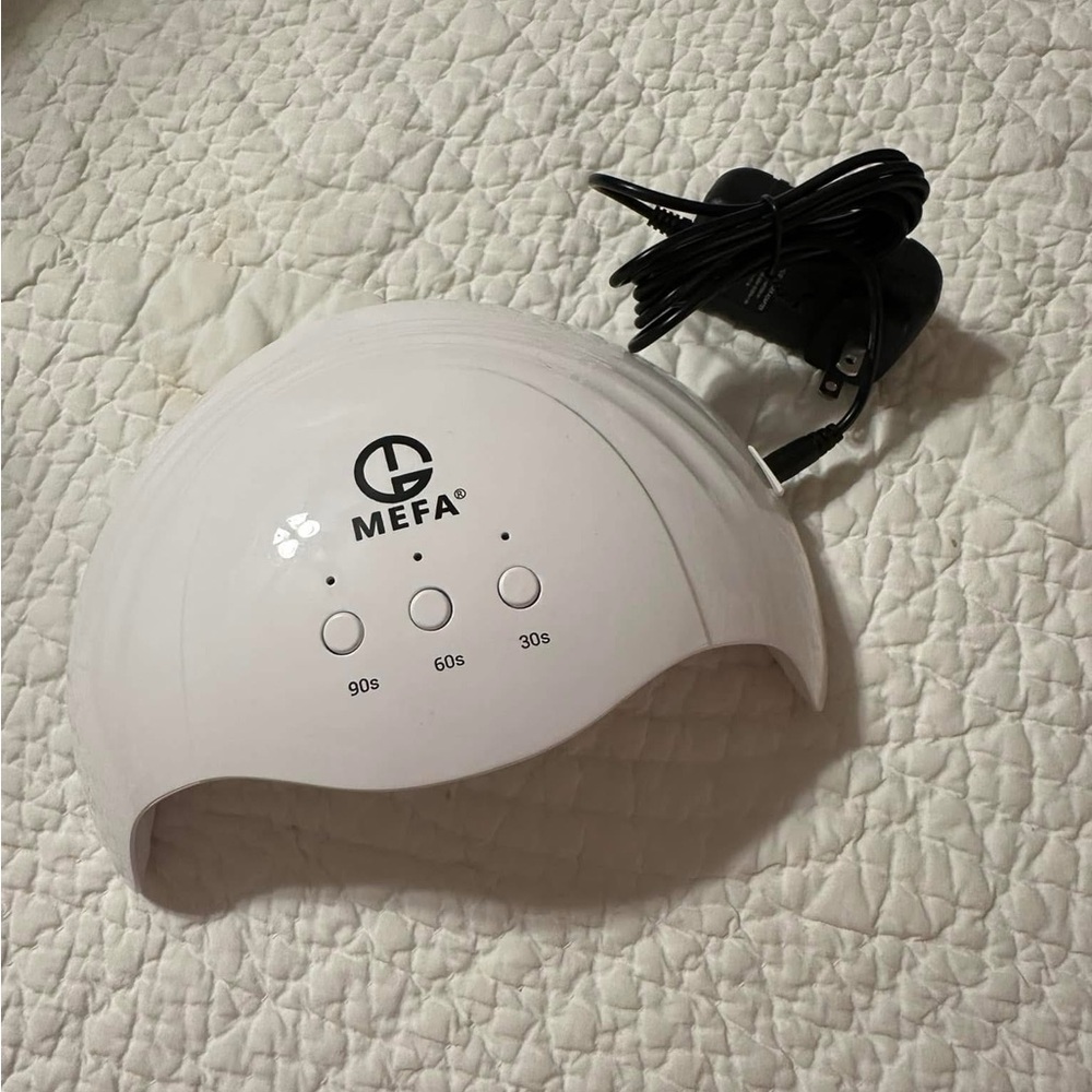 MEFA White LED Nail Lamp with Timer